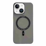 For iPhone 15 Ice Series MagSafe PC Full Coverage Shockproof Phone Case(Black)