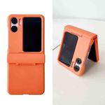 For OPPO Find N2 Flip Skin Feel PC Full Coverage Shockproof Phone Case(Orange)