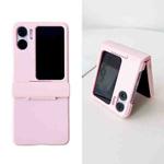 For OPPO Find N2 Flip Skin Feel PC Full Coverage Shockproof Phone Case(Pink)