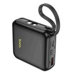 Hoco Q23 Blade 22.5W + PD 20W 10000mAh Fully Compatible Power Bank with Cable(Black)