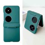 For Huawei Pocket 2 Skin Feel PC Full Coverage Shockproof Phone Case(Dark Green)