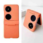 For Huawei Pocket 2 Skin Feel PC Full Coverage Shockproof Phone Case(Orange+Yellow)