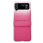 For Samsung Galaxy Z Flip6 Skin Feel PC Full Coverage Shockproof Phone Case(Pink+Red)