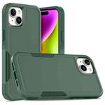 For iPhone 15 Plus 2 in 1 PC + TPU Phone Case(Dark Green)