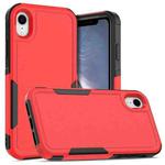 For iPhone XR 2 in 1 PC + TPU Phone Case(Red)