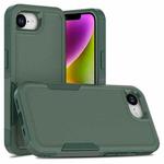 For iPhone 16e 2 in 1 PC + TPU Phone Case(Dark Green)