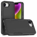 For iPhone 16e 2 in 1 PC + TPU Phone Case(Black)