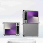 For Huawei Pura X Gradient Color Skin Feel PC Full Coverage Shockproof Phone Case(Transparent)