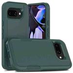 For Google Pixel 9a 2 in 1 PC + TPU Phone Case(Dark Green)