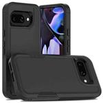 For Google Pixel 9a 2 in 1 PC + TPU Phone Case(Black)