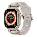 For Apple Watch Ultra 49mm Explorer TPU Watch Band(Titanium Starlight)