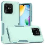 ForXiaomi Redmi 10C 2 in 1 PC + TPU Phone Case(Light Green)