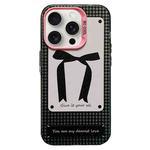 For iPhone 13 Pro Max Sweet Cool Bow PC Phone Case(Bow Tie)