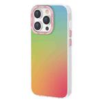 For iPhone 14 Pro Max TGVIS Grace Series Gradient Color Phone Case(Colorful Blue)