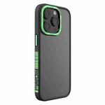 For iPhone 14 Pro Max TGVIS Vibrant Series Fashion Frame Phone Case(Black)