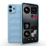 For Nothing CMF Phone 1 Magic Shield TPU + Flannel Phone Case(Light Blue)