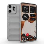 For Nothing CMF Phone 2 Pro 5G Global Magic Shield TPU + Flannel Phone Case(Grey)