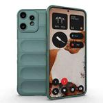 For Nothing CMF Phone 2 Pro 5G Global Magic Shield TPU + Flannel Phone Case(Dark Green)