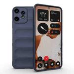 For Nothing CMF Phone 2 Pro 5G Global Magic Shield TPU + Flannel Phone Case(Dark Blue)