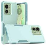 For Motorola Edge 40 2 in 1 PC + TPU Phone Case(Light Green)