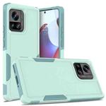 For Motorola Edge+ 2023 / Edge 40 Pro 2 in 1 PC + TPU Phone Case(Light Green)