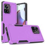For Motorola Edge+ 2023 / Edge 40 Pro 2 in 1 PC + TPU Phone Case(Purple)