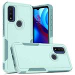 For Motorola Moto G Play 2023 / G Pure 2 in 1 PC + TPU Phone Case(Light Green)