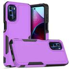 For Motorola Moto G Stylus 4G 2022 2 in 1 PC + TPU Phone Case(Purple)