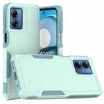 For Motorola Moto G14 2 in 1 PC + TPU Phone Case(Light Green)