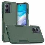 For Motorola Moto G 5G 2023 2 in 1 PC + TPU Phone Case(Dark Green)