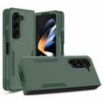 For Samsung Galaxy Z Fold5 2 in 1 PC + TPU Phone Case(Dark Green)