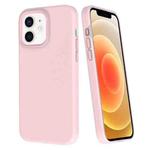 For iPhone 12 Big Hole Dopamine PC Phone Case(Pink)