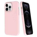 For iPhone 12 Pro Big Hole Dopamine PC Phone Case(Pink)