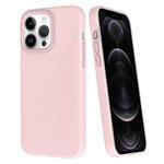 For iPhone 12 Pro Max Big Hole Dopamine PC Phone Case(Pink)