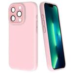 For iPhone 13 Pro Max Fine Hole Dopamine PC Phone Case(Pink)
