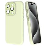 For iPhone 15 Pro Fine Hole Dopamine PC Phone Case(Green)