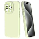 For iPhone 15 Pro Max Fine Hole Dopamine PC Phone Case(Green)