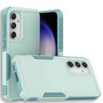 For Samsung Galaxy S23 FE 5G 2 in 1 PC + TPU Phone Case(Light Green)