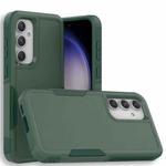 For Samsung Galaxy S23 FE 5G 2 in 1 PC + TPU Phone Case(Dark Green)