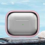 For AirPods Pro 2  TPU Hybrid PC Case with Holder(Pink)