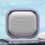 For AirPods 4 TPU Hybrid PC Case with Holder(Purple)