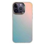 For iPhone 15 Pro Max Laser Gradient Color PC + TPU Phone Case(Dazzle White)