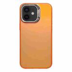 For iPhone 11 Laser Gradient Color PC + TPU Phone Case(Dazzle Orange)