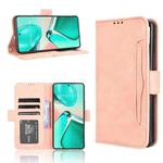 For ASUS Zenfone 12 Ultra Skin Feel Calf Texture Card Slots Leather Phone Case(Pink)