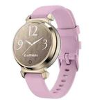 For Garmin Lily 2 Silicone Watch Band Wristband(Purple)