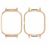 For CMF Watch Pro D395 20mm Metal Frame Watch Protective Case(Rose Gold)