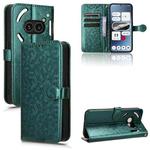 For Nothing Phone 2a Honeycomb Dot Texture Leather Phone Case(Green)