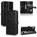 For Nothing CMF Phone 1 Honeycomb Dot Texture Leather Phone Case(Black)