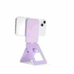 Magnetic Phone Desktop Folding Holder for iPhone(Purple)