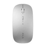 ZGA Chinchilla Dual Mode Wireless 2.4G + Bluetooth 5.0 Mouse(Silver)